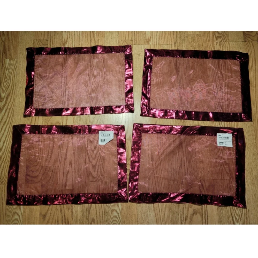 Ikea Placemats Lot Of 4 Sheer Fiesta